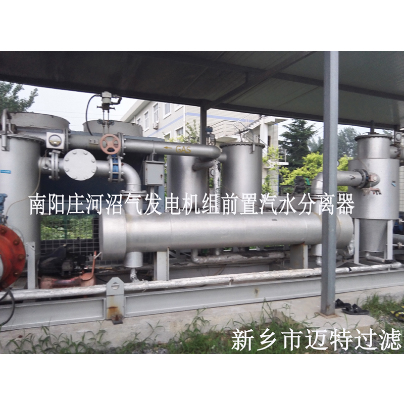 河南南陽垃圾沼氣發電廠燃燒機前氣體處理模塊，